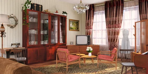 This is Russia, the USSR. Soviet interior. 🇷🇺❤️