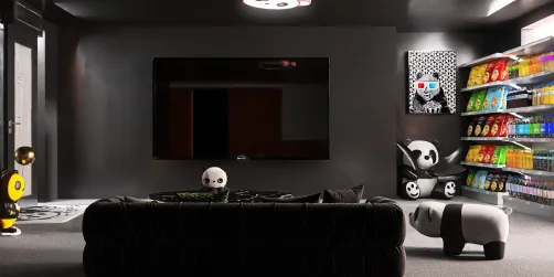 cinema room for panda 🐼🐼