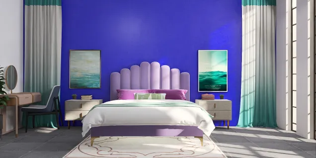  Aesthetic Colorful bedroom 💕