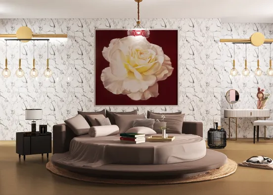 ❤️Bright Luxury Bedroom Design 🎊 Design Rendering