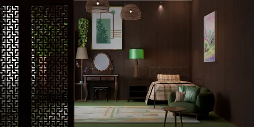 1960s bedroom 
