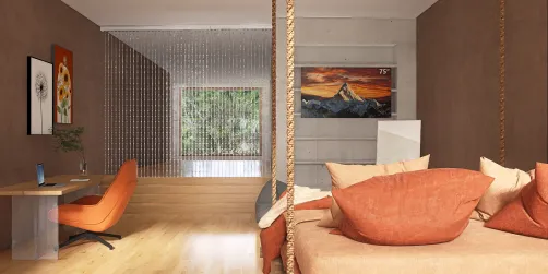 Fall themed bedroom