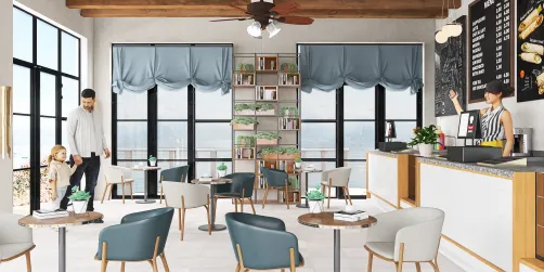 Beachside café