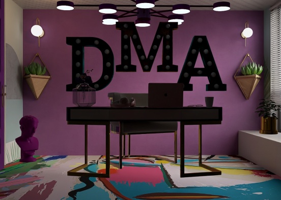 DMA studio tower office. Design Rendering