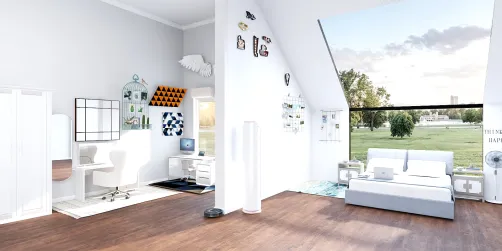 master bedroom with a office/dresser/wardrobe 