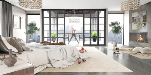 High rise penthouse