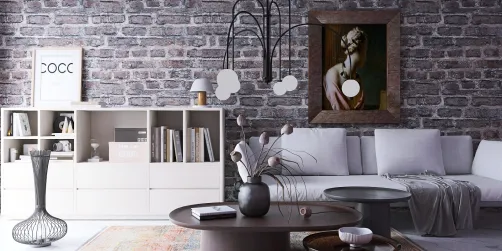 Modernist Tuscan living room idea 💡