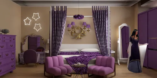 Habitación de una princesa 💜💛