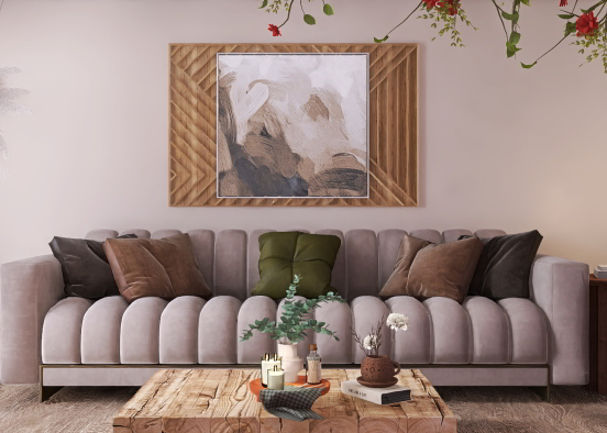 Japandi Relaxation  Design Rendering