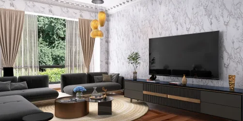 your luxurious living room 