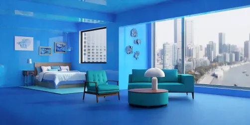Underwater themed room