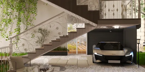 Garage and living room🚗