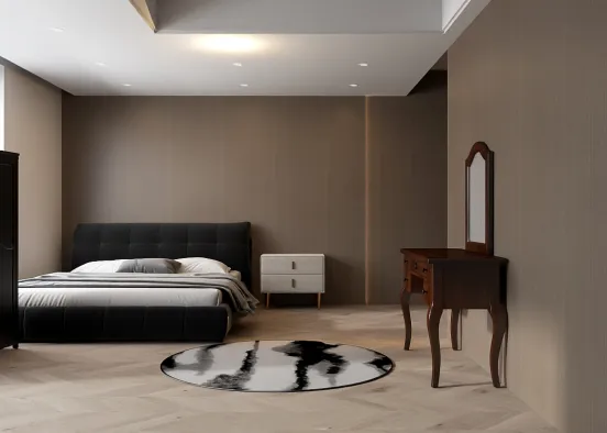 Couple bedroom Design Rendering