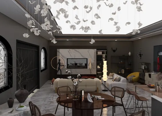 # Дом для отдыха  Renderização de Design