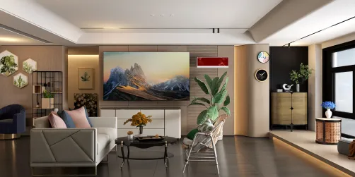 Living room above the mall 