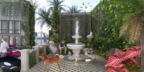 Condo complex with courtyard 