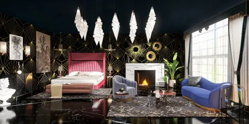 Chambre Art déco