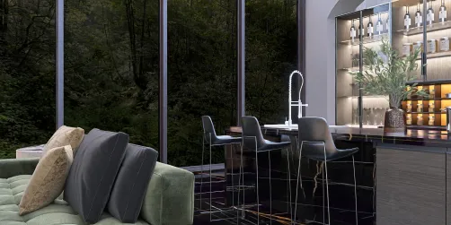 Dream house in the forest 