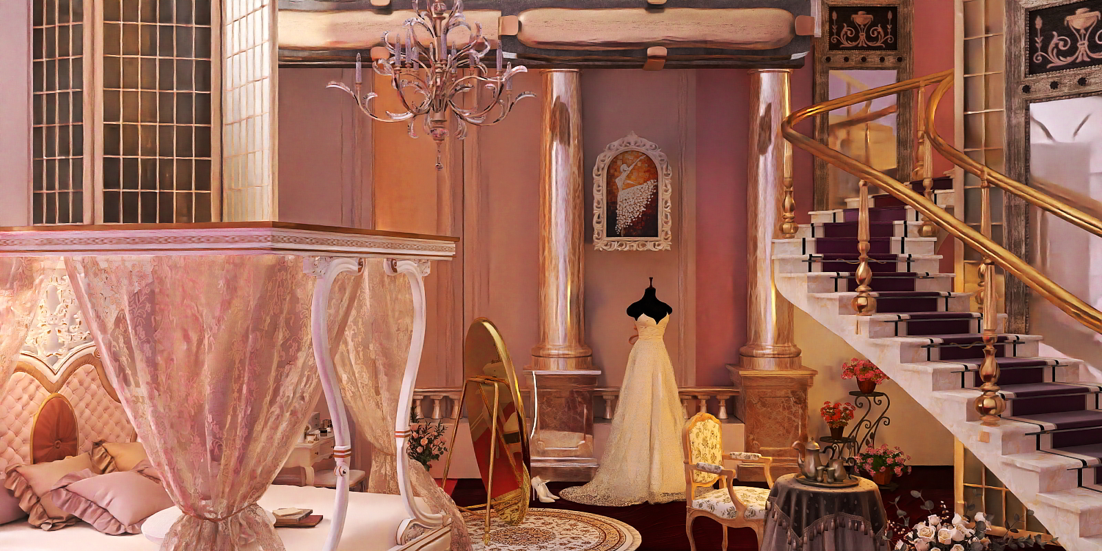 Barbie princess castle👑