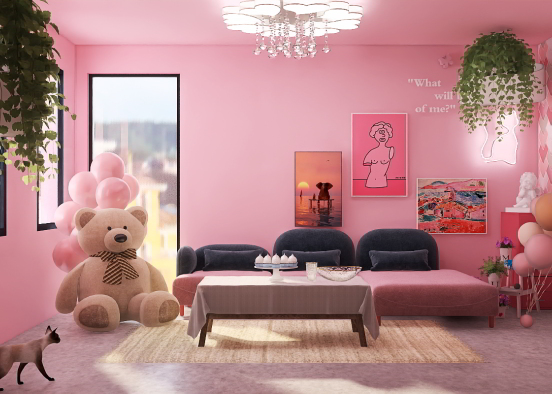 Pink hangout  Design Rendering