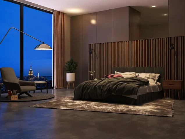 Modern Bedroom.
