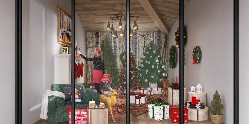 Christmas window display 