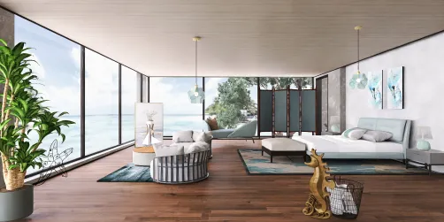 Beachy bedroom redo