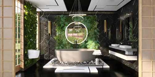 Luxury zen bathroom 🥂