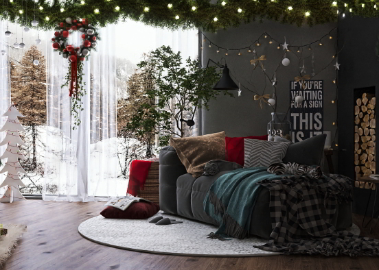 Cozy Christmas Design Rendering