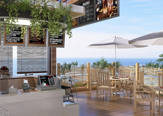 Bay View Cafe  Design Rendering