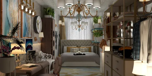 A cozy bedroom 