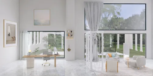 a Modern home office