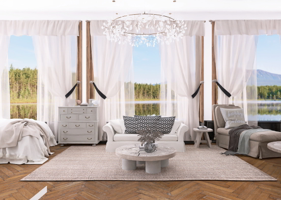 Cozy bedroom  Design Rendering