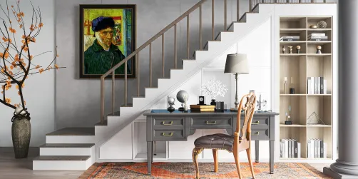 Under stair office 