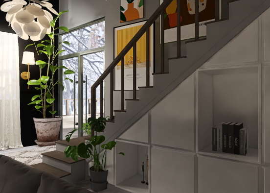 Front entry way  Design Rendering