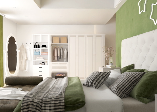 bedroom ❤️ classic modern  Design Rendering