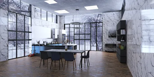 Marble kitchen 