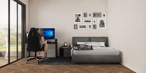 modern teen bedroom!