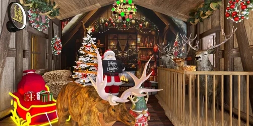 Reindeer Barn 🎅🎄🦌🎁💞😍