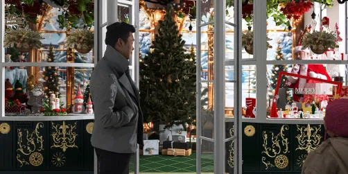 Accessories Christmas  store window