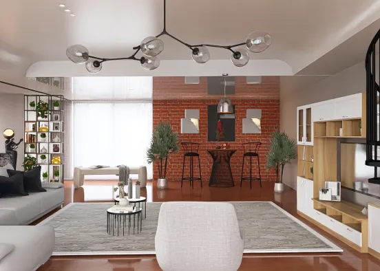 # Spacious room Renderização de Design