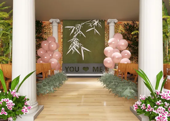 # A Wedding In Nature Renderização de Design