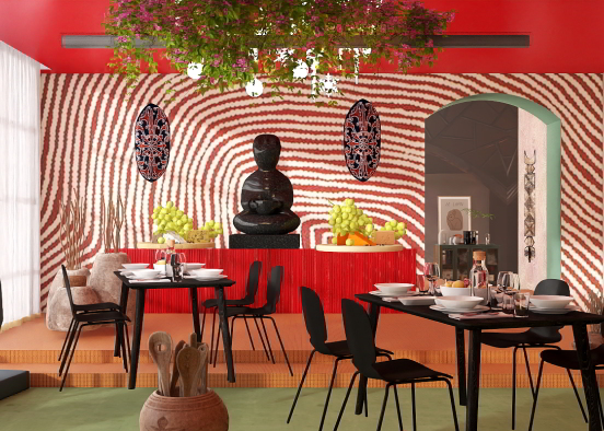 The Restaurant Design Rendering