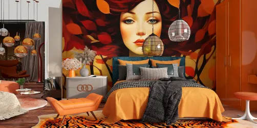 suíte orange 🧡🧡🤎🤎🤎🤎