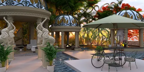 over water resort 