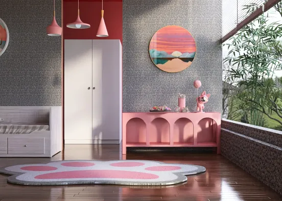 another pink room:) Design Rendering