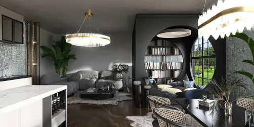 Living room for bookworms🤓📚