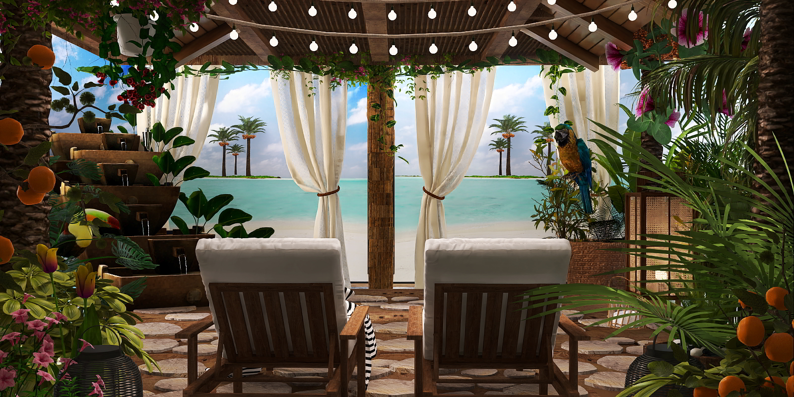 Away from it all 🌴⚘️🥰