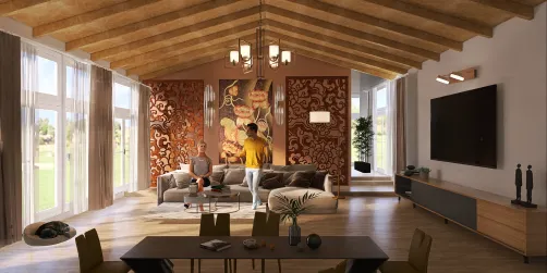 Glam Living Room 🖼️
