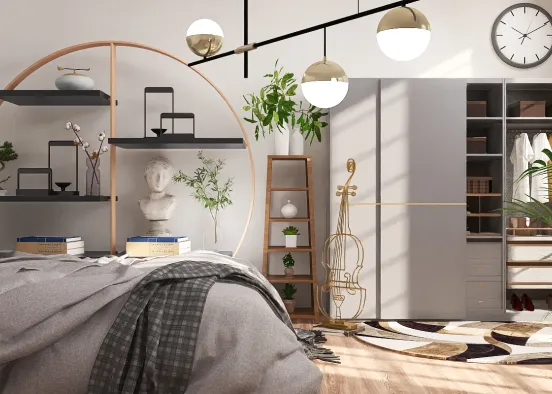 Just another simple bedroom design Design Rendering